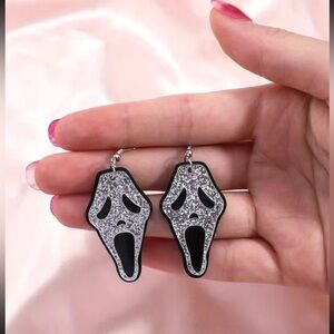New, Ghost face, Scream Earrings